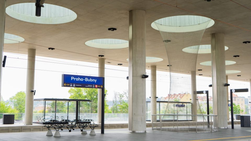 Nové nádraží v Bubnech | foto: Správa železnic Nové nádraží v Bubnech