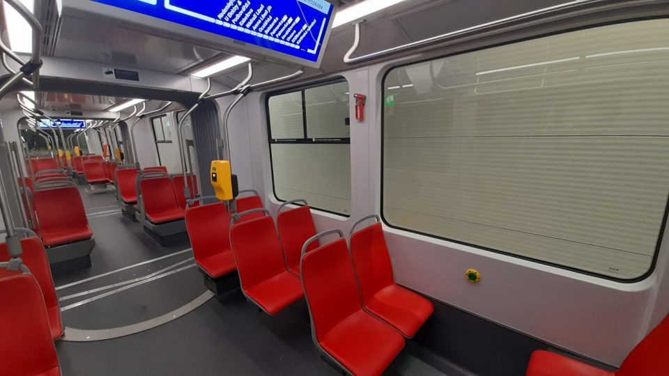 Tramvaj Škoda 52T | foto: Kryštof Jiřík, Český rozhlas Tramvaj Škoda 52T