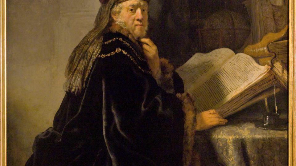 Rembrandt Harmenszoon van Rijn, Učenec ve studovně, 1634 