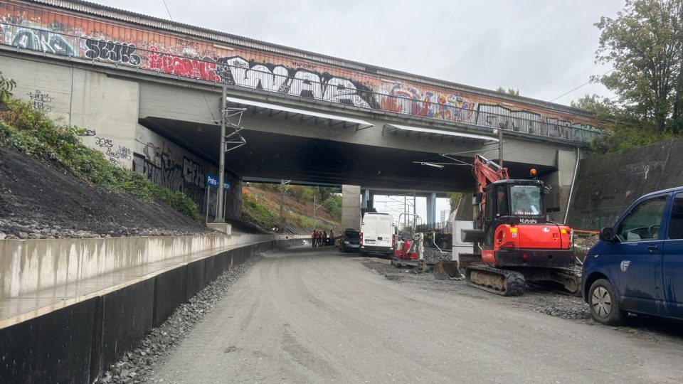 Rekonstrukce vlakové zastávky Praha - Kačerov