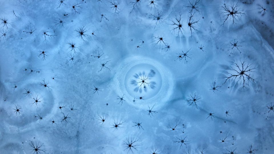 Krajina – fotografie z dronu: 1. místo Martin Mecnarowski / Zimní tvary