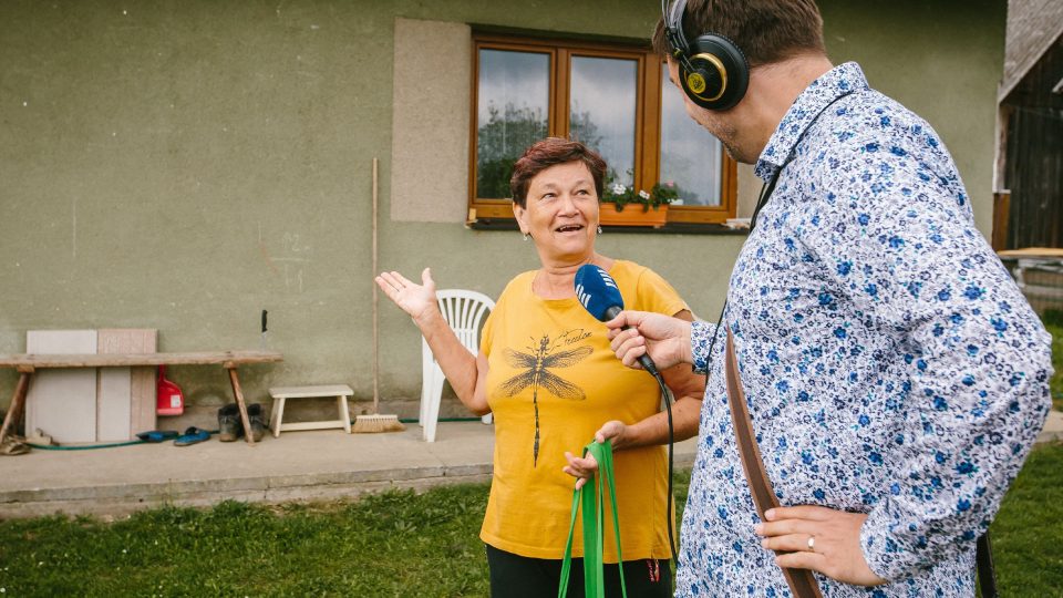 Jitka Loudová vítá Patrika Rozehnala