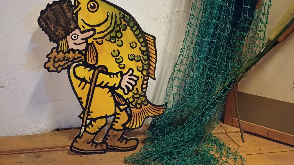 Na výstavě nemohou chybět ani rybáři | foto: Soňa Vaicenbacherová, Český rozhlas Na výstavě nemohou chybět ani rybáři