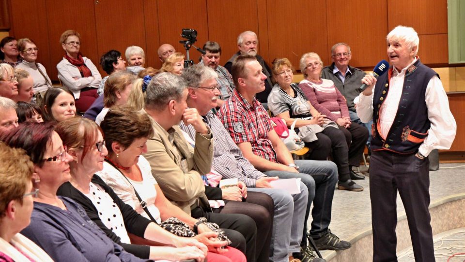 Zdeněk Bláha v pořadu "U muziky s Plzeňáky" v ČRo Plzeň - rok 2019