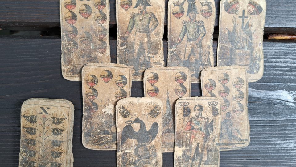 Karty z doby napoleonských válek toho hodně zažily