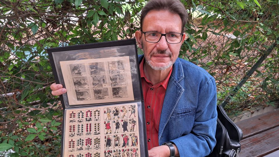 Běžné kusy karet ve sbírce Petra Bílého doplňují vzácné a cenné kousky