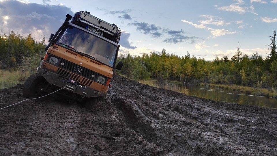 Obytné auto Marka Havlíčka při jeho cestě kolem světa