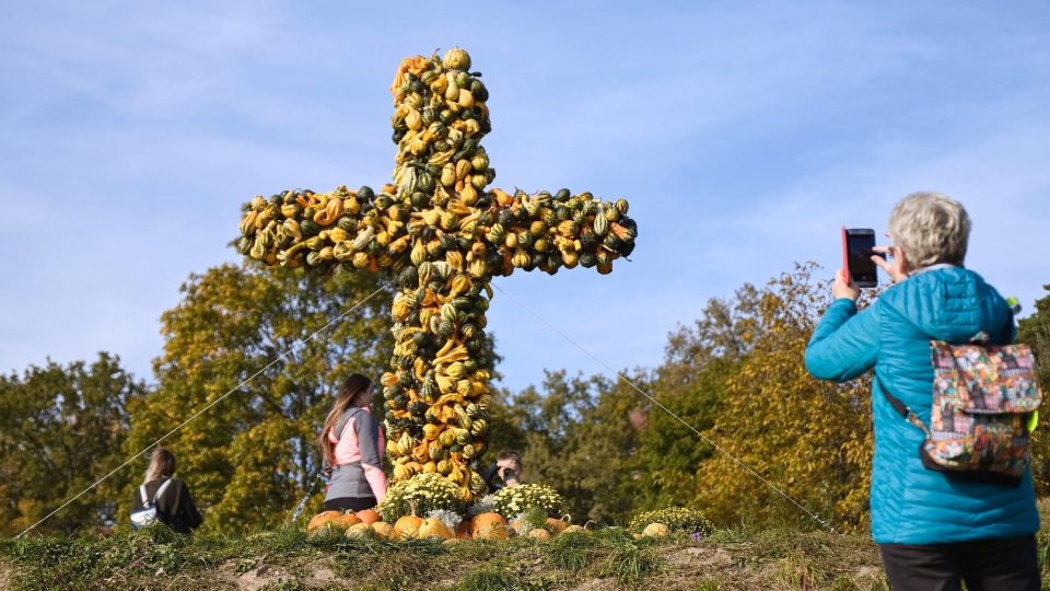 Výstava dýní v botanické zahradě v Troji 2024