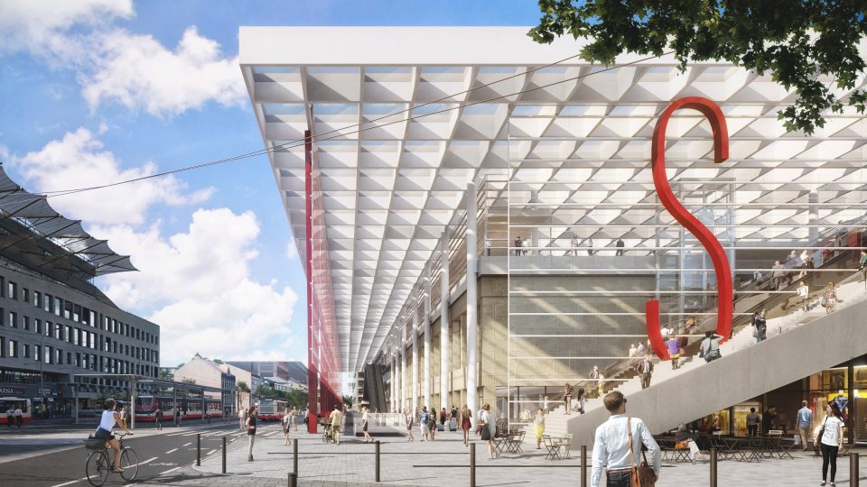 Správa železniční a dopravní cesty také plánuje rekonstrukci hlavní budovy smíchovského nádraží. 