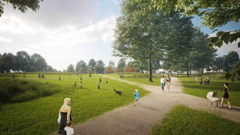 V nové obci plánuje firma i park