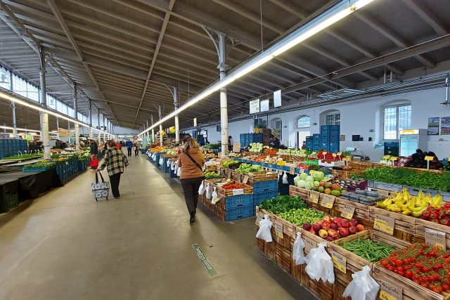 Zeleninový trh v Pražské tržnici | foto: Sabina Vosecká,  Český rozhlas