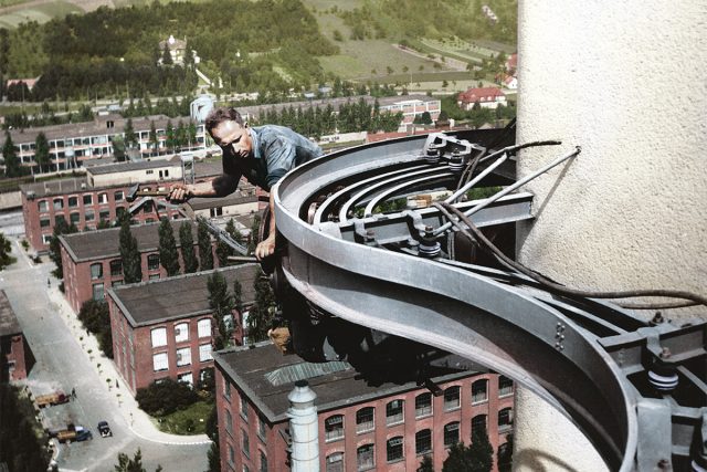 Kolorované archivní fotografie Baťovského Zlína 1920-1945 | foto: autor neznámý,  Nadace Tomáše Baťi