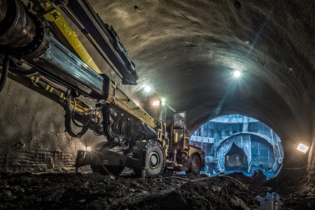 Za první rok výstavby metra D bylo vyraženo přes kilometr a půl tunelů | foto: Hochtief