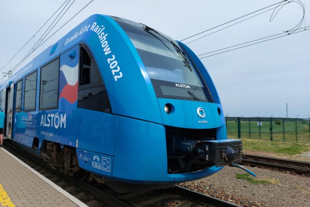 Ekologický vodíkový vlak Coradia iLint | foto: Soňa Jindrová,  Český rozhlas
