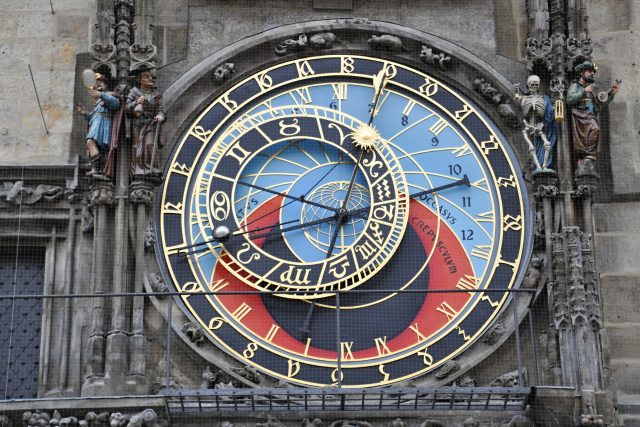 Astronomický ciferník Staroměstského orloje | foto: Jan Veselý,  Planetárium Praha