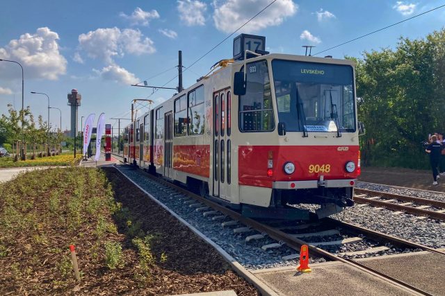 Zprovoznění nové tratě Sídliště Modřany – Libuš | foto: Karolína Burdová,  Český rozhlas