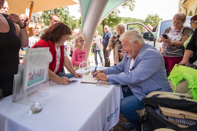 Autogramiáda Milana Drobného v rámci Léta v lázních