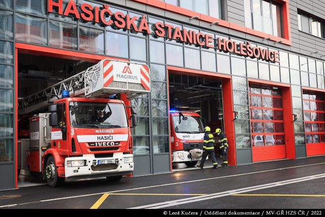 Otevření nové hasičské stanice v Praze 7 | foto: Leoš Kučera - HZS Praha,  Hasičský záchranný sbor hl. m. Prahy