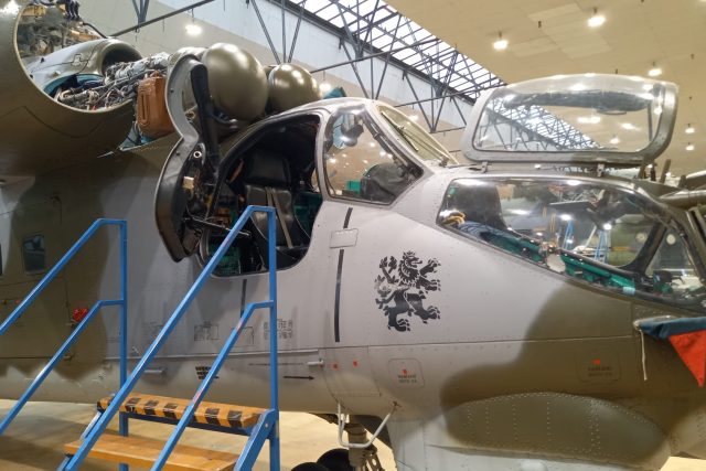 Letecké muzeum Kbely – Mi-24D | foto: Radek Duchoň,  Český rozhlas