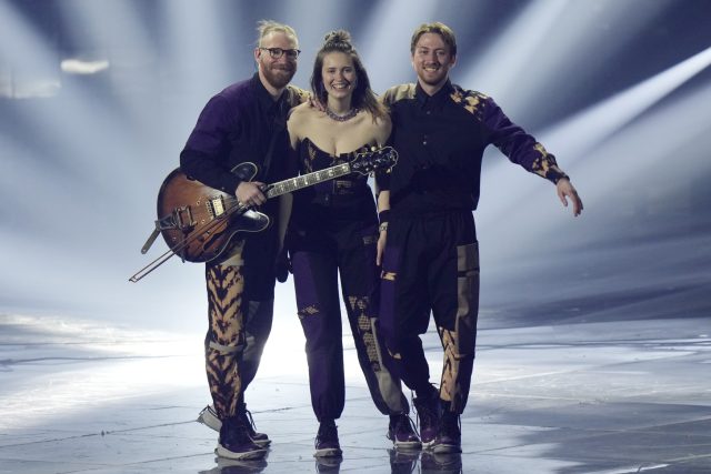 Skupina We are Domi na Eurovizi v italském Turíně | foto: Luca Bruno,  ČTK / AP